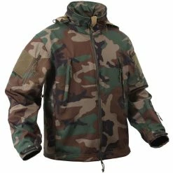 Rothco Woodland Camouflage - Tactical Special Operations Soft Shell Jacket Jackets / Coats