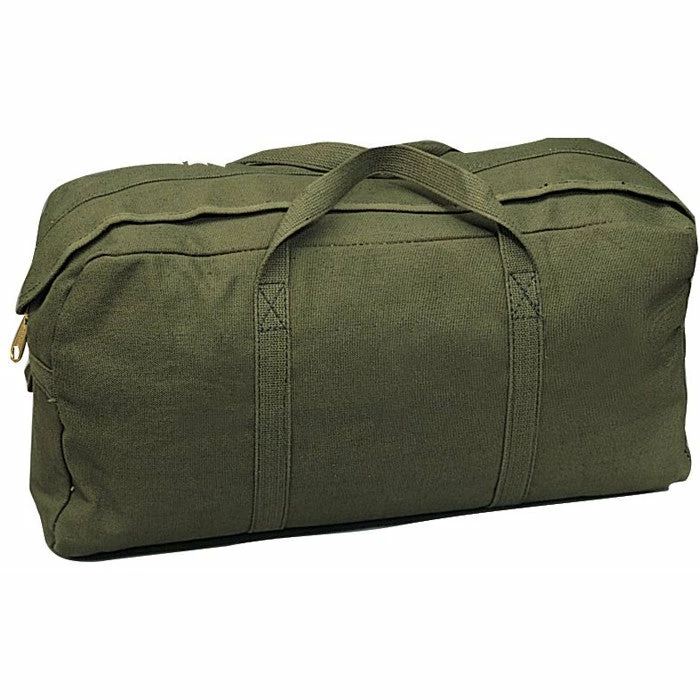 Rothco Olive Drab - Military GI Style Tanker Tool Bag - Cotton Canvas 3 Rothco Olive Drab - Military GI Style Tanker Tool Bag - Cotton Canvas