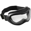 Rothco Black - Anti-Scratch Tactical Wind Storm Goggles - Clear Lenses Law Enforcement Gear