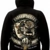 Rothco Black - USMC Bulldog Hooded Sweatshirt Shirts