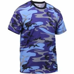 Rothco Electric Blue Camouflage - Military T-Shirt