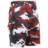 Rothco Red Camouflage - Military Cargo BDU Shorts - Polyester Cotton Twill