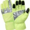 Rothco Safety Green - High-Visibility Thermoblock Insulated Safety Gloves With Refective Tape