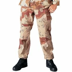 Rothco Desert Camouflage Six-Color - Military BDU Pants - Polyester Cotton