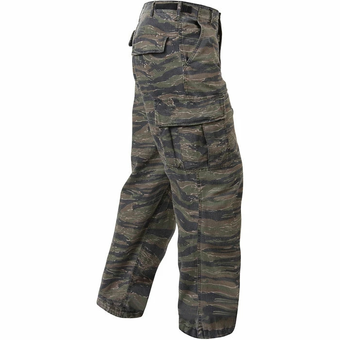 Rothco Tiger Stripe Camouflage - Military Vintage Vietnam Fatigue Pants 5 Rothco Tiger Stripe Camouflage - Military Vintage Vietnam Fatigue Pants