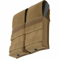 Army Navy Store Coyote Brown - Tactical MOLLE Double M-16 Mag Pouch Law Enforcement Gear