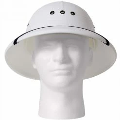 Army Navy Store White - GI Type Vietnam Style Pith Helmet - USA Made Headwear