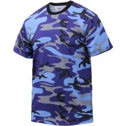 Rothco Electric Blue Camouflage - Military T-Shirt