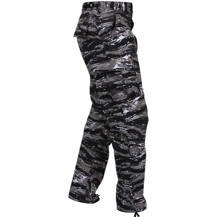 Rothco Urban Tiger Stripe Camouflage - Military BDU Pants - Polyester Cotton Twill 3 Rothco Urban Tiger Stripe Camouflage - Military BDU Pants - Polyester Cotton Twill