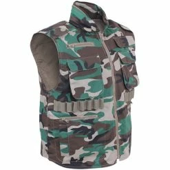 Rothco Woodland Camouflage - Tactical Outdoor Military Ranger Vest Vests