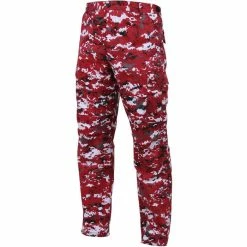 Rothco Digital Red Camouflage - Military BDU Pants - Polyester Cotton Twill 8 Rothco Digital Red Camouflage - Military BDU Pants - Polyester Cotton Twill
