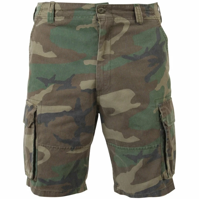 Rothco Woodland Camouflage - Military Vintage Paratrooper Cargo Shorts 6 Rothco Woodland Camouflage - Military Vintage Paratrooper Cargo Shorts
