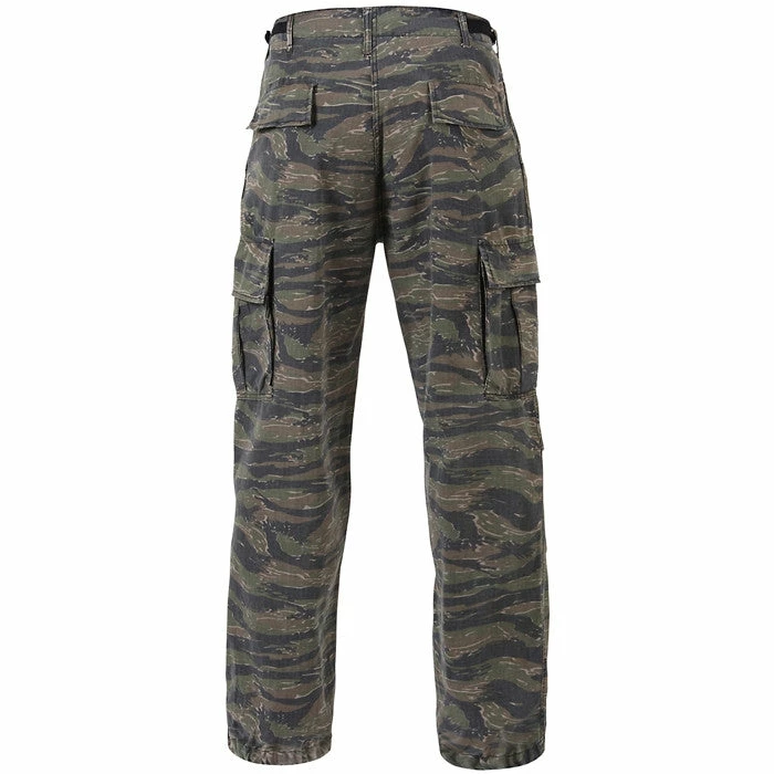 Rothco Tiger Stripe Camouflage - Military Vintage Vietnam Fatigue Pants 3 Rothco Tiger Stripe Camouflage - Military Vintage Vietnam Fatigue Pants