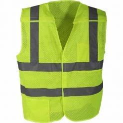 Army Navy Store Vests Safety Green - Reflective 5 Point Breakaway Vest 9 Army Navy Store Vests Safety Green - Reflective 5 Point Breakaway Vest