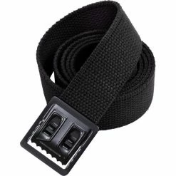 Rothco Black - Military Web Belt With Black Open Face Buckle