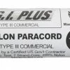 Rothco Tan - Military Grade 550 LB Tested Type III Paracord Rope 100' - Nylon USA Made Paracord / Rope / Rappelling Gear 2 Rothco Tan - Military Grade 550 LB Tested Type III Paracord Rope 100' - Nylon USA Made Paracord / Rope / Rappelling Gear