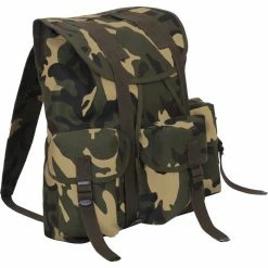 Army Navy Store Bags Woodland Camouflage - Army Style Mini ALICE Pack 13 In. X 16 In. X 7 In.