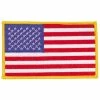 Rothco Patches Red White Blue - US Flag Sew On Patch With Gold Border