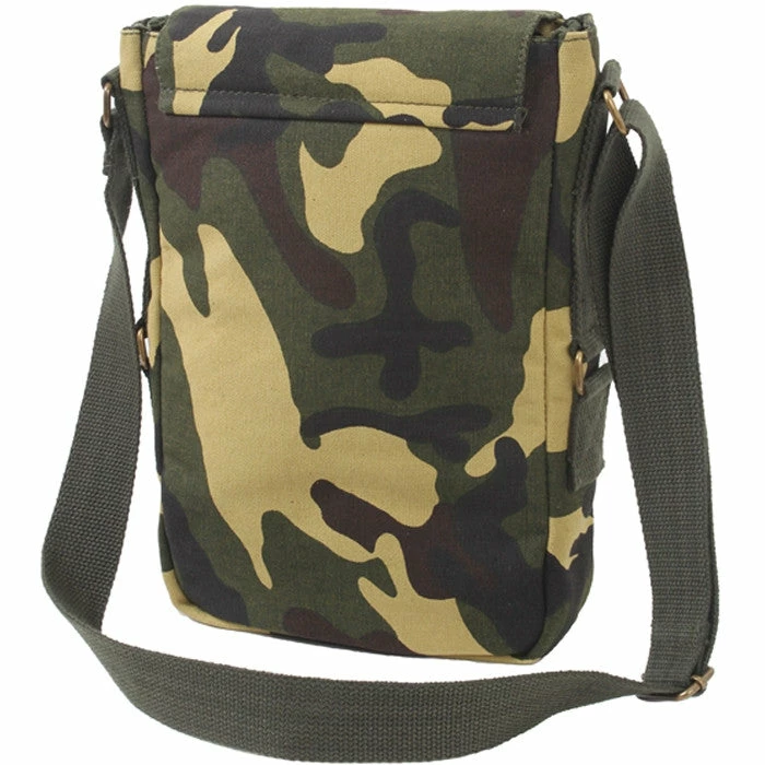 Army Navy Store Bags Woodland Camouflage - Vintage Canvas Military Tech Bag 5 Army Navy Store Bags Woodland Camouflage - Vintage Canvas Military Tech Bag