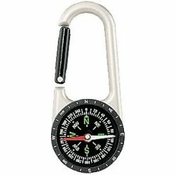 Rothco Silver - Professional Carabiner Compass - 110mm