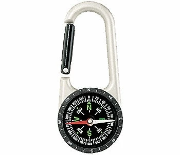 Rothco Silver - Professional Carabiner Compass - 110mm 3 Rothco Silver - Professional Carabiner Compass - 110mm