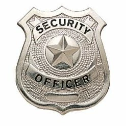 Rothco Law Enforcement Gear Silver - SECURITY OFFICER Pin-On Badge