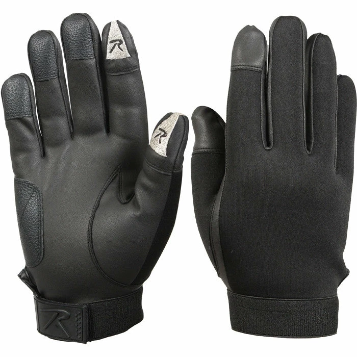 Rothco Black - Cold Weather Neoprene Touch Screen Duty Gloves 4 Rothco Black - Cold Weather Neoprene Touch Screen Duty Gloves