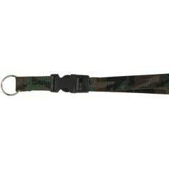 Army Navy Store Woodland Camouflage - Military Neck Strap With Key Ring Key Chains