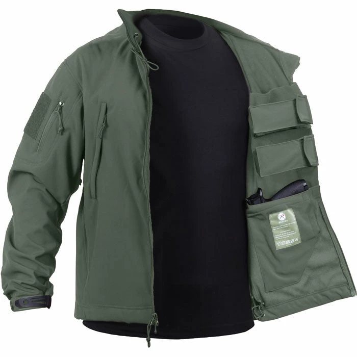 Rothco Olive Drab - Concealed Carry Soft Shell Jacket 3 Rothco Olive Drab - Concealed Carry Soft Shell Jacket
