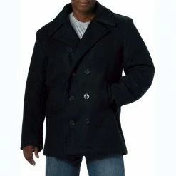 Rothco Jackets / Coats Navy Blue - US Navy Sailor Winter Pea Coat - Wool