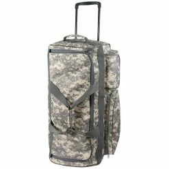 Rothco Bags ACU Digital Camouflage - Military Expedition Wheeled Travel Bag Rolling Luggage
