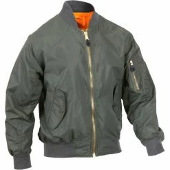 Rothco Sage Green - Lightweight Air Force MA-1 Bomber Flight Jacket