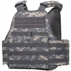 Army Navy Store Vests ACU Digital Camouflage - Military Tactical MOLLE Plate Carrier Armor Vest