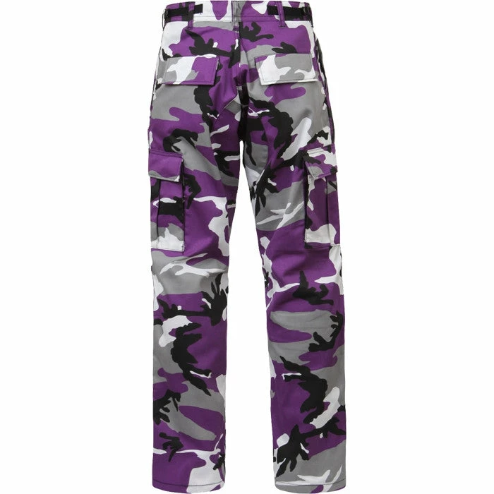 Rothco Ultra Violet Camouflage - Military BDU Pants - Polyester Cotton Twill 6 Rothco Ultra Violet Camouflage - Military BDU Pants - Polyester Cotton Twill