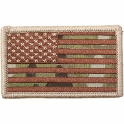 Rothco Multicam Camouflage - US Flag Patch With Hook Back USA Made