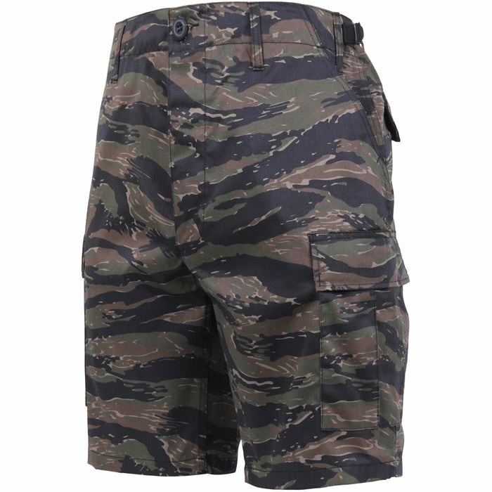 Rothco Tiger Stripe Camouflage - Military Cargo BDU Shorts - Polyester Cotton Twill 5 Rothco Tiger Stripe Camouflage - Military Cargo BDU Shorts - Polyester Cotton Twill