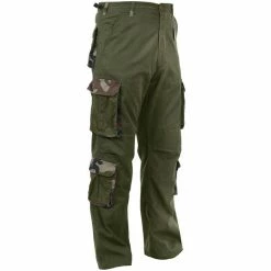 Rothco Olive Drab - Military Vintage Fatigue Pants With Woodland Camouflage Army Rigid Accent