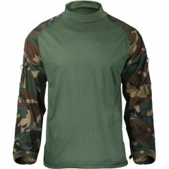 Rothco Shirts Woodland Camouflage - Military Tactical Lightweight Flame Resistant Combat Shirt 10 Rothco Shirts Woodland Camouflage - Military Tactical Lightweight Flame Resistant Combat Shirt