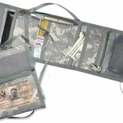 Rothco ACU Digital Camouflage - Military Deluxe ID Holder Wallet Necklace