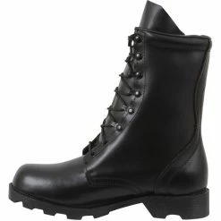 Rothco Black - Military GI Style Speedlace Combat Boots - Leather 10 In.
