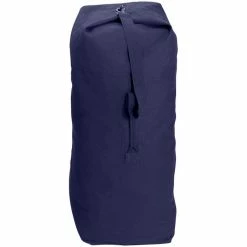Army Navy Store Bags Navy Blue - Military Large Top Load Duffle Bag 25 In. X 42 In. - Cotton Canvas