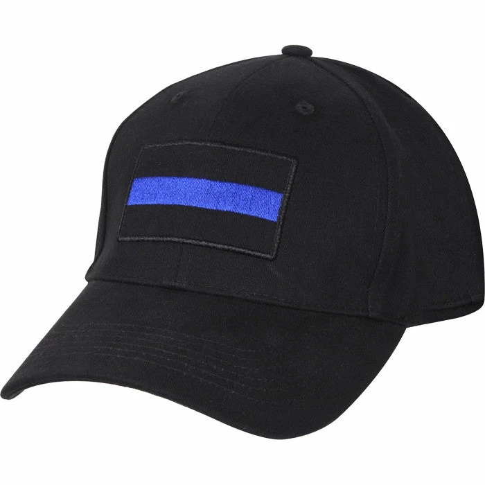 Rothco Black - Thin Blue Line Low Profile Adjustable Cap 3 Rothco Black - Thin Blue Line Low Profile Adjustable Cap