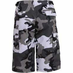 Rothco City Camouflage - Military Long Cargo BDU Shorts - Polyester Cotton Twill