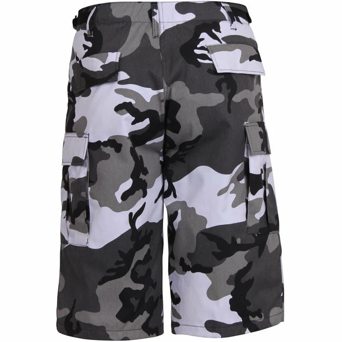 Rothco City Camouflage - Military Long Cargo BDU Shorts - Polyester Cotton Twill 3 Rothco City Camouflage - Military Long Cargo BDU Shorts - Polyester Cotton Twill