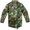 Rothco Woodland Camouflage - Kids Military M-65 Field Jacket Jackets / Coats