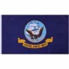 Rothco Flags Navy Blue - UNITED STATES NAVY Flag With USN Emblem 3' X 5'