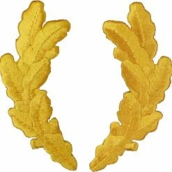 Rothco Gold - Military Scrambled Eggs Sew On Patch Pair Patches