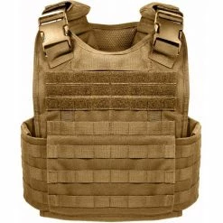 Army Navy Store Coyote Brown - Military Tactical MOLLE Plate Carrier Armor Vest