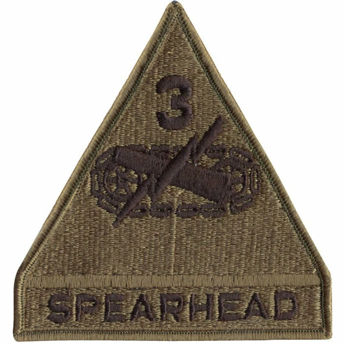 Rothco Subdued - US Army SPEARHEAD 3rd Armored Division Sew On Patch With Emblem Patches 3 Rothco Subdued - US Army SPEARHEAD 3rd Armored Division Sew On Patch With Emblem Patches