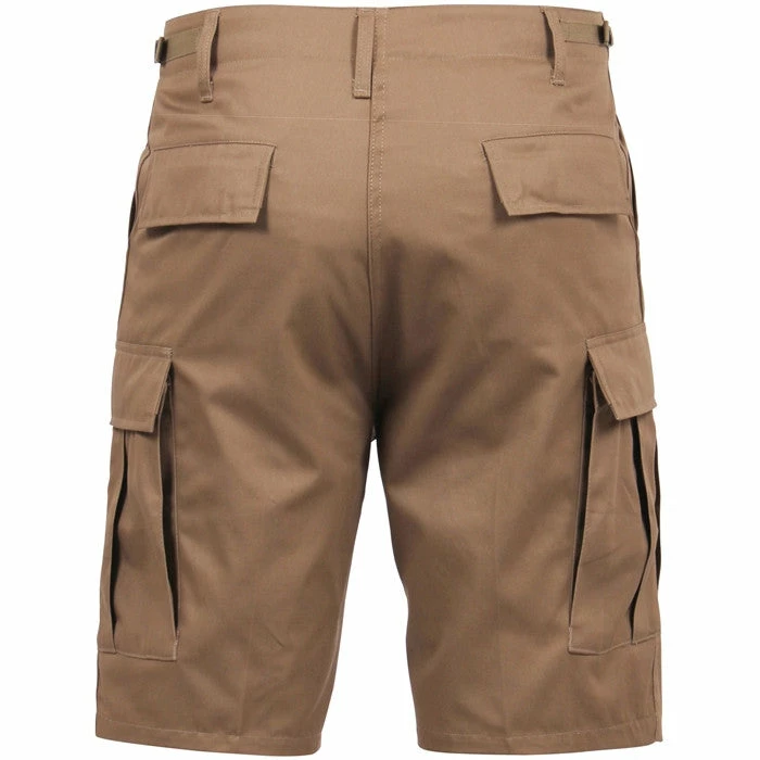 Rothco Coyote Brown - Military Cargo BDU Shorts - Polyester Cotton Twill 3 Rothco Coyote Brown - Military Cargo BDU Shorts - Polyester Cotton Twill
